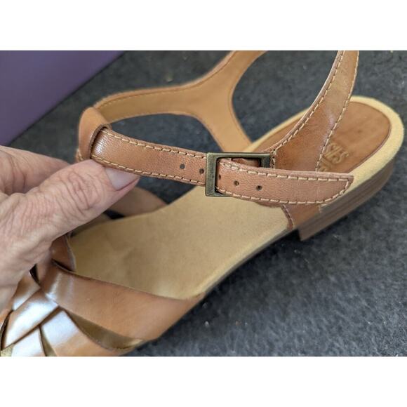 Mootsies Tootsies Italian Leather Sandals, Brown SZ 8.5 - Picture 11 of 14